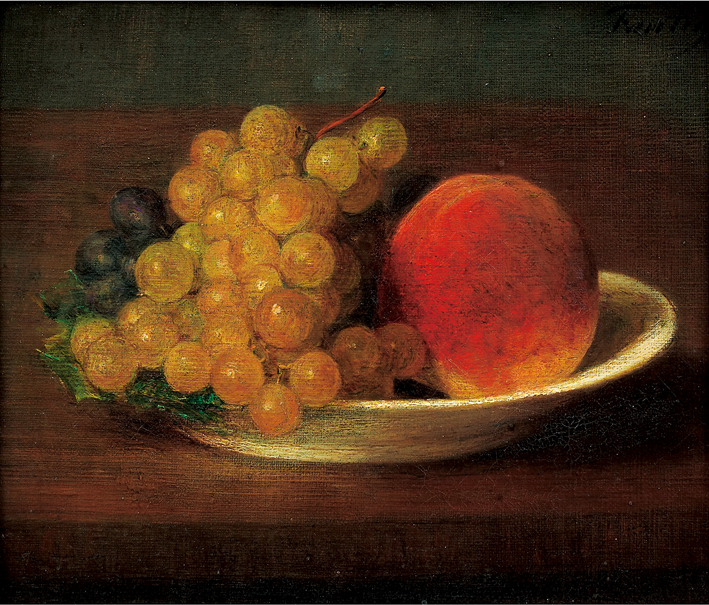  方丹·拉图尔 Fantin-Latour 桃子和葡萄 PêCHES ET RAISINS